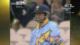 BALL by BALL Wasim Akram vs Sachin Tendulkar OLD TRAFFORD WC 99 [upl. by Limber]