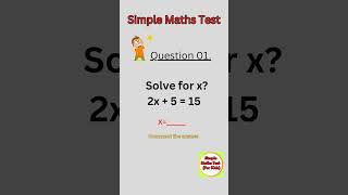 Question 01👨‍🎓shorts shorts maths foryou [upl. by Tapes]