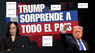 TRUMP DETRONA a HARRIS en las encuestas MAPA ELECTORAL 2024 [upl. by Lani]