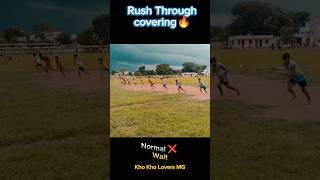 Kho kho covering skills🔥😈🔥😈🔥rush through method kho kho best dives skydive poledive khokhotricks [upl. by Neeuq]