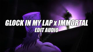 glock in my lap x immortal  edit audio  21 savage x metro boomin x cash carti transition song [upl. by Eisle]