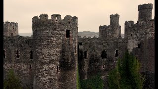 Conwy Castle WalesShort History 4K [upl. by Ameekahs]