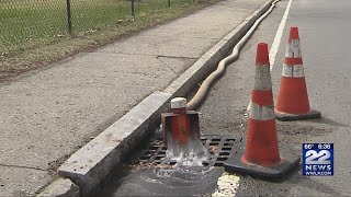 Holyoke Water Works to flush hydrants exercise water main valves [upl. by Aicila]