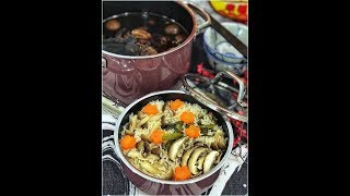 Black Vinegar Pig Trotter amp Assorted Mushroom Rice [upl. by Dag149]