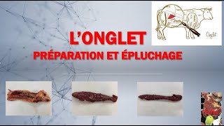 Comment préparer et éplucher un onglet de boeuf [upl. by Walke]