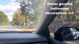 i went to DOLLAR GENERAL for HALLOWEEN decorations 🎃👻 [upl. by Eetnwahs]