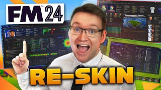 THE 1 SKIN EVERY FOOTBALL MANAGER 2024 PLAYER NEEDS  FM24 Skin Install Guide [upl. by Zilevi]