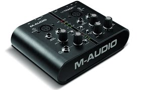 MAudio Mtrack PLUS USB внешняя звуковая карта [upl. by Liamaj822]