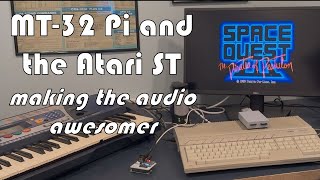 Lets use the Atari ST midi port Building and using an MT32 Pi [upl. by Marijn965]