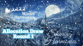 quotWinter Harmoniesquot  Allocation Draw  The Groups ROUND 1 Live sharingharmonies [upl. by Ycniuq474]