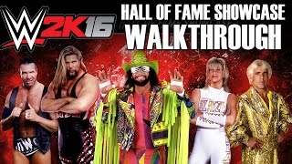 WWE 2K16 2KShowcase  HALL OF FAME Walkthrough [upl. by Akeihsal]