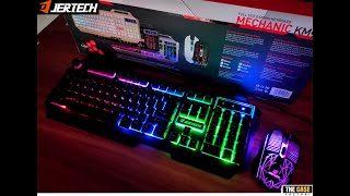 UNBOXING JERTECH KM950 Mechanical Keyboard and Mouse Set [upl. by Barnebas]