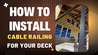 Smyrna Deck Builder Shows you How to Install a Cable Railing System [upl. by Acimahs593]