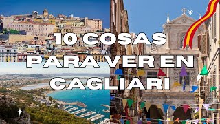 10 Cosas para ver en Cagliari  GUÍA TURÍSTICA [upl. by Giffer]