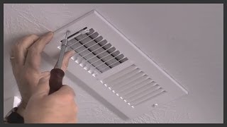 Replacing a heat vent register [upl. by Vitkun664]