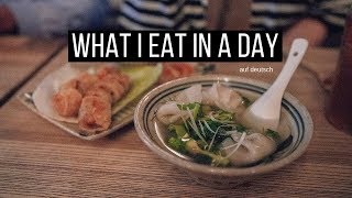 What I Eat in a Day in GERMAN w subtitles [upl. by Aerdnek]