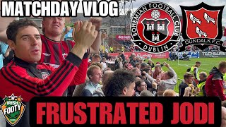 Bohemians 11 Dundalk FC  Dalymount Park Matchday Vlog [upl. by Nylhtak]