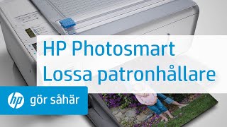 HP Photosmart Lossa patronhållare [upl. by Darryl]