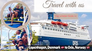 CRUISE TRIP TOUR  MY EXPERIENCE TAKING THE DFDS FERRY  COPENHAGEN TO OSLO  DREAM VACATION PART 1 [upl. by Ettennad]