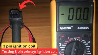 How To Test 3 Pin Primary Ignition Coil DIY primaryignitioncoil testtrigalwire testmaxsupply [upl. by Llemhar374]