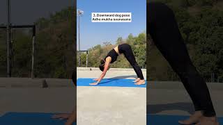 5 yoga poses to do every morning [upl. by Rouvin]