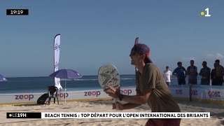 A SaintGilles lOpen des brisants rassemble les meilleurs joueurs mondiaux du beach tennis [upl. by Aiderfla]