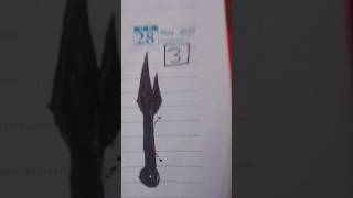 over power sword art drawing anime sword animesketch [upl. by Nahtanaj]