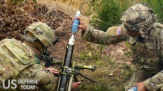 US Army Tests 60 mm Mortar with M224A1 Mortar System [upl. by Nahs]