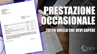 Prestazione occasionale tutto quello che cè da sapere  Metodo VICS [upl. by Ahgiela992]