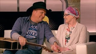 Garth Brooks Relives Beautiful Moment With Cancer Patient on Entertainment Tonight [upl. by Anirrok569]