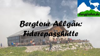 Bergtour Allgäu Wanderung zur Fiderepasshütte [upl. by Beghtol]