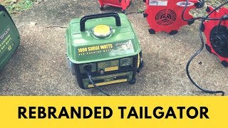 Sportsman GEN1000 2cycle generator  a rebranded TailGator from Harbor Freight [upl. by Eirrem]