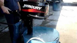 2003 MERCURY 5 HP OUTBOARD ENGINE [upl. by Yecaj]