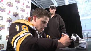 Boston Bruins Rookie Tyler Seguin Gives the Fans What They Want [upl. by Platus]