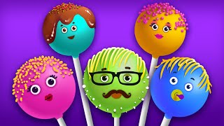 Cake Pop Finger Family  More Finger Family Songs For Kids [upl. by Missie]