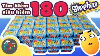 Shopkins  Mở 180 Shopkins season 1 săn nhân vật siêu hiếm Ultra Rare  ToyStation 82 [upl. by Massiw833]