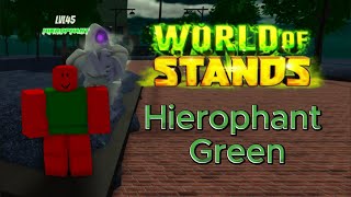 Hierophant Green Combo Reupload  World of Stands [upl. by Narot]