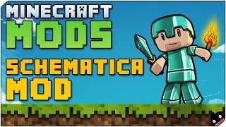 Minecraft Mods 15  Schematica 164 reconstruir nunca fue tan sencillo [upl. by Ylrebme]