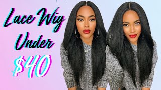 Synthetic Lace Front Wig Review amp Install  Amazon Wig  Outre Neesha 203  Jasmine Defined [upl. by Elegna]