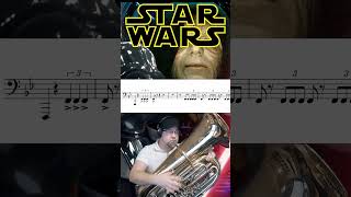 Star Wars Main Title Theme John Williams Pt 2 tuba brass orchestra [upl. by Eirak]