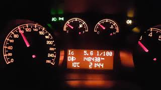 Fiat Bravo 14 LPG fuel consumption [upl. by Ahsilak]