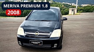 Meriva Premium 18 Flexpower ano 2008 veja tudo o que esse carro tem para você viral [upl. by Donoghue]