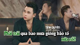 Tình Duyên Đứt Đoạn  Karaoke Tone Nam  Beat Chuẩn Có Bè  Thiên Tú x Oanh Tạ  Fm [upl. by Edalb]