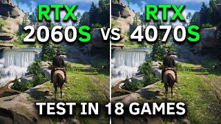 RTX 2060 SUPER vs RTX 4070 SUPER  Test In 18 Games at 1440p  2024 [upl. by Marchese649]