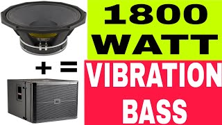 PD1850 PLATINUM BASS SPEAKER 18INCH 1800watt FROM ATI PRO [upl. by Lladnew252]