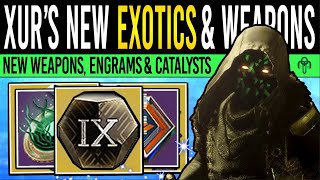 Destiny 2 XURS TASTY CATALYSTS amp RARE ARMOR Class Items Exotics Engrams amp Armor 27th Sept [upl. by Baniaz]