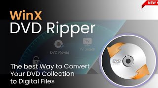 WinX DVD Ripper Tutorial 2024 Convert DVDs to MP4 HEVC amp More [upl. by Jill]