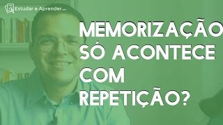 Memorização só Acontece Com Repetição Professor Piccini Responde [upl. by Eladnwahs]