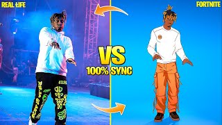 FORTNITE DANCES IN REAL LIFE Juice WRLD Lucid Dreams Rap Monster Tiktok and Icon Series Dances [upl. by Grata]