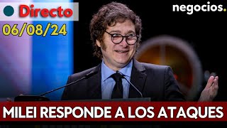 DIRECTO Milei responde a los ataques de Maduro quotlos comunistas nos atacanquot [upl. by Aliab109]